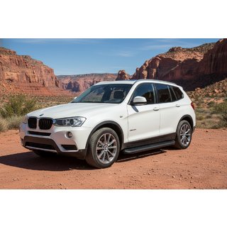 Side Steps Tayga Black (2 pcs, Aluminum) BMW X3 F25 2011-2018 photo 1
