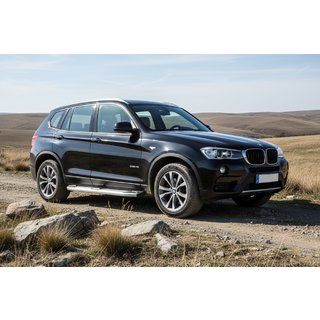 Side Steps Mevsim Grey (2 pcs, Aluminum) BMW X3 F25 2011-2018 photo 1