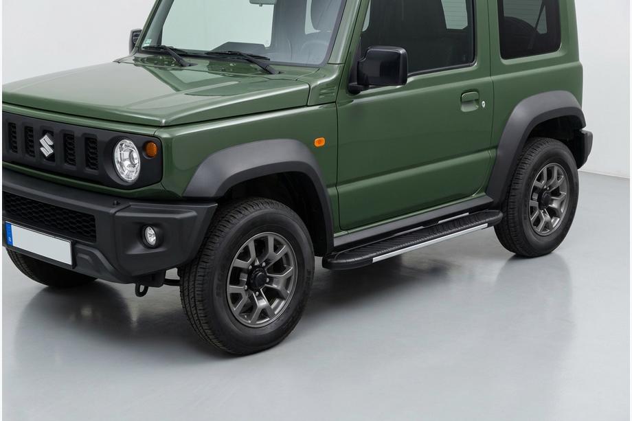 Suzuki Jimny 2018- Side Steps Bosphore Grey (2 pcs, Aluminum) Photo 1