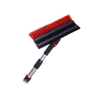 Snow brush with ice scraper and squeegee on telescopic handle with holder SAPFIRE CA-85 photo 1
