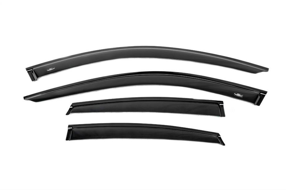 Audi A6 C8 2018–2025 Side window wind deflectors Sedan (4 pcs, HIC) Image