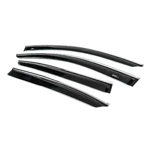 Window Deflectors SD with Chrome Trim for USA (4 pcs, HIC) Honda Accord IX 2013-2017 photo 2