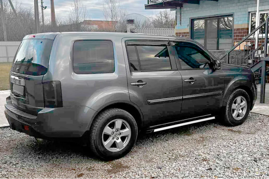 Honda Pilot 2008-2015 Window Deflectors (4 pcs, HIC) Photo 2