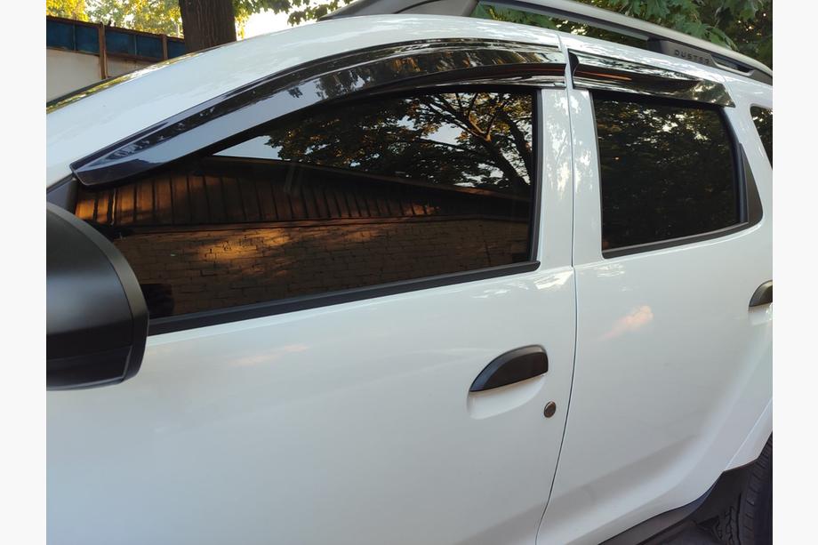 Renault Duster 2018-2024 Window Deflectors (4 pcs, Sunplex Sport) Photo 1