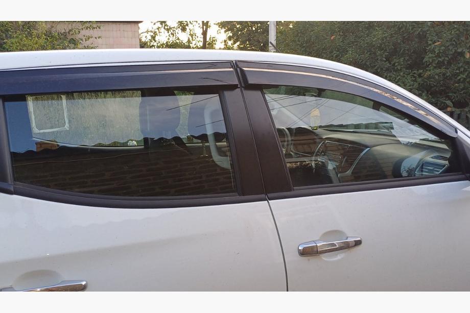 Fiat Fullback 2016- Window Deflectors (4 pcs, Sunplex Sport) Photo 7