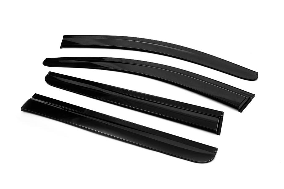Fiat Fullback 2016- Window Deflectors (4 pcs, Sunplex Sport) Photo 9