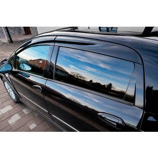 Window Deflectors (4 pcs, Sunplex Sport) Fiat Punto Grande/EVO 2006-2018 photo 1
