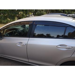 Window Deflectors (4 pcs, Sunplex Sport) Honda Civic Sedan IX 2011-2016 photo 2