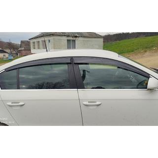 Window Deflectors SD (4 pcs, Sunplex Sport) Volkswagen Passat B6 2006-2012 photo 2