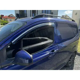 Window Deflectors with Chrome Trim (4 pcs, Sunplex Chrome) photo 1