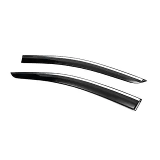Window deflectors with chrome trim (2 pcs., Sunplex Chrome) photo 4