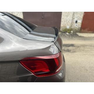 Lip Spoiler (Sunplex, black) (118.5cm x 5.5cm) Peugeot 301 2012- photo 3