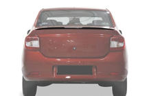 Renault Logan II 2013-2022 Lip Spoiler (Sunplex, black) (118.5cm x 5.5cm) photo 3