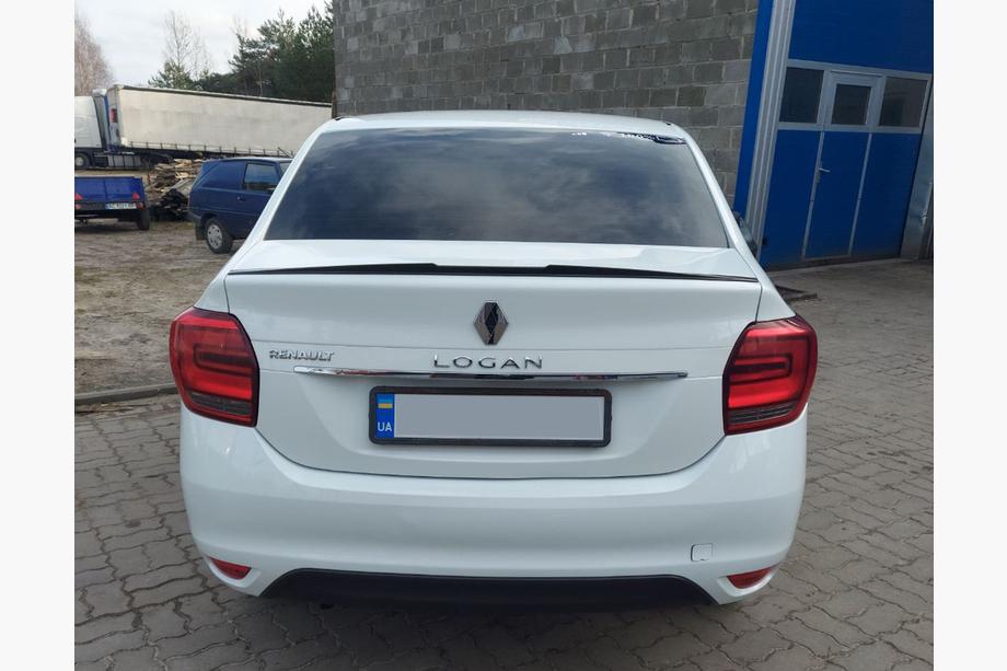 Renault Logan II 2013-2022 Lip Spoiler (Sunplex, black) (118.5cm x 5.5cm) Image