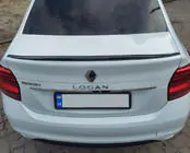 Dacia Logan II 2013-2022 Lip Spoiler (Sunplex, black) (118.5cm x 5.5cm) photo 1