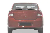 Dacia Logan II 2013-2022 Lip Spoiler (Sunplex, black) (118.5cm x 5.5cm) photo 3