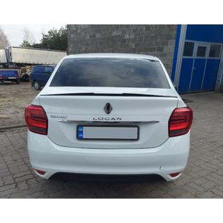 Lip Spoiler (Sunplex, black) (118.5cm x 5.5cm) Dacia Logan II 2013-2022 photo 2