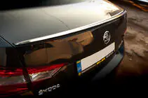 Skoda Superb 2015-2024 Lip Spoiler (Sunplex, black) (119.2cm*7.3cm) photo 2