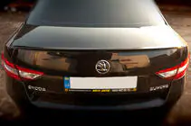 Skoda Superb 2015-2024 Lip Spoiler (Sunplex, black) (119.2cm*7.3cm) photo 3