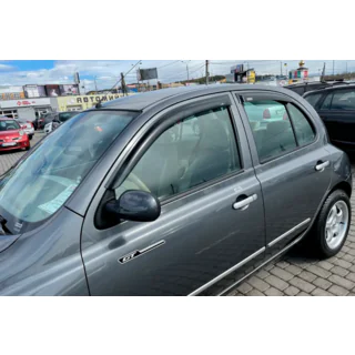 Window Deflectors (4 pcs, HIC) Nissan Micra K12 2003-2010 photo 1
