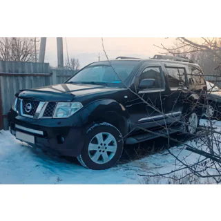 Window Deflectors (4 pcs, HIC) Nissan Pathfinder R51 2005-2014 photo 3