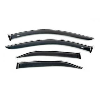 Window visors with chrome trim (USA, 4 pcs, HIC) photo 1