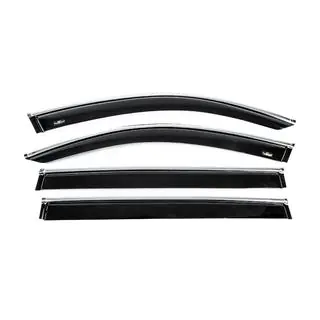 Window deflectors with chrome trim Allspace LWB (4 pcs, HIC) photo 1