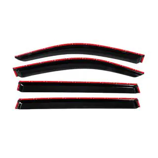 Window deflectors with chrome trim Allspace LWB (4 pcs, HIC) photo 4