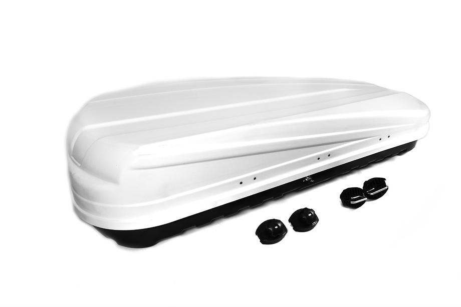 Dual-side roof box KX white matte (520 L) Photo 1