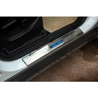 Libao LED Door Sill Plates (4 pcs, Stainless Steel) photo 1