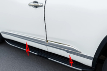 Toyota Highlander 2013-2019 Chrome Door Moldings Libao (ABS) photo 4
