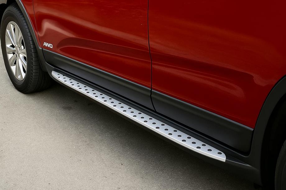 Subaru Outback 2009-2014 Side Steps OEM V2 (2 pcs, aluminum) Image
