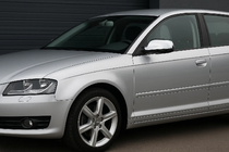 Audi A3 2003-2012 Mirror Covers 2010-2012 (2 pcs, Stainless Steel) photo 3