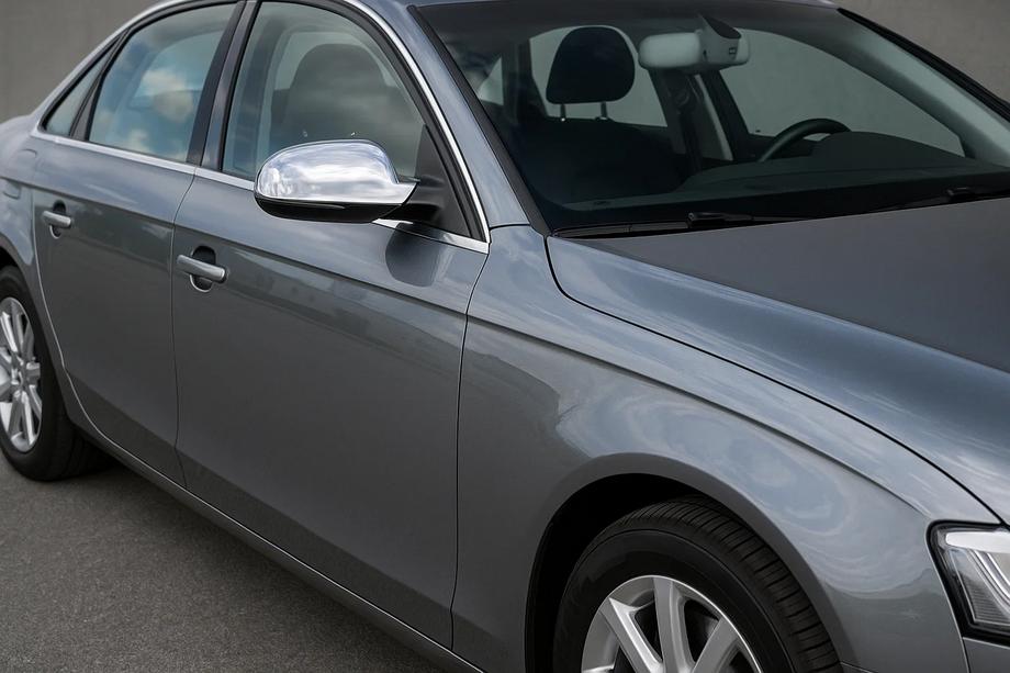 Audi A4 B8 2007-2015 Mirror Covers 2010-2015 (2 pcs, Stainless Steel) Photo 1