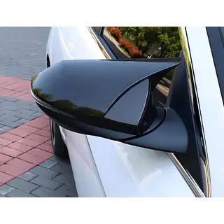 Mirror covers with turn signal cutout BMW-style (2 pcs) Hyundai Elantra (MD/UD) 2011-2015 photo 1