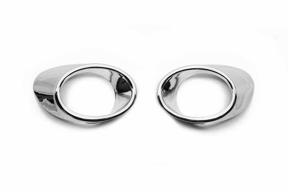 Chery Tiggo 5 2013- Chrome Fog Light Covers Libao (2 pcs, plastic) Photo 3