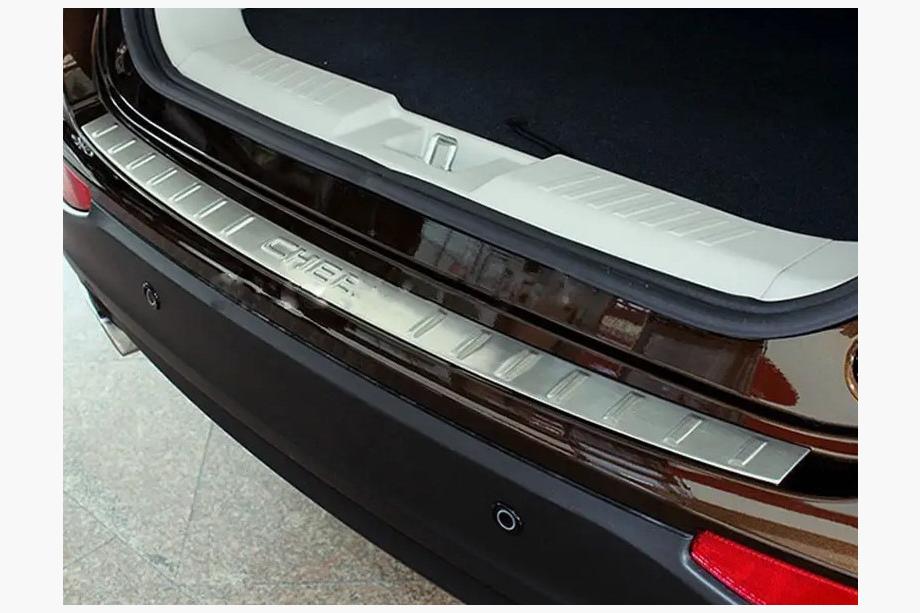 Chery Tiggo 5 2013- Rear Bumper Protector Libao Stainless Steel Photo 1