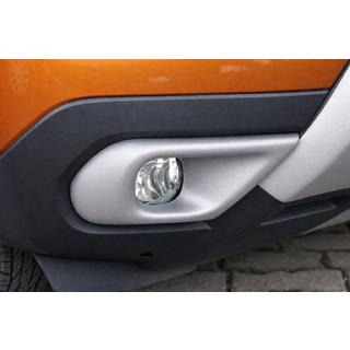 Fog light covers (ABS, gray) Dacia Duster 2018-2024 photo 1