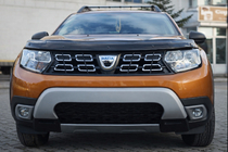 Renault Duster 2018-2024 Fog light covers (ABS, gray) photo 2