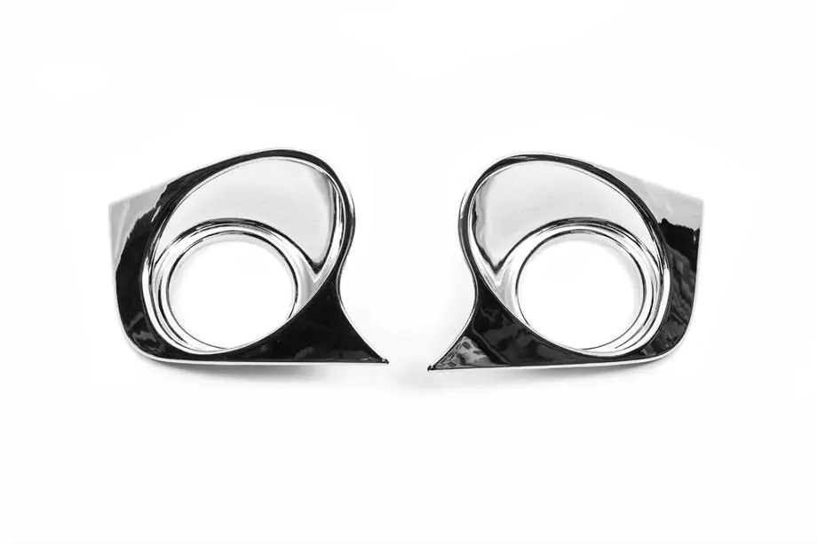 Geely Emgrand X7 2011- Chrome Fog Light Covers Libao (2 pcs, plastic) Photo 2