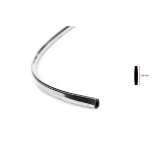 Chrome trim by the meter U-shaped sal19a (1 meter, 8.5 mm) photo 3