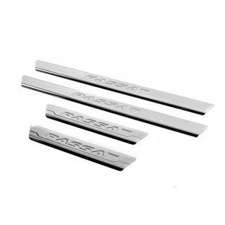 Door Sill Protectors Carmos V3 (4 pcs, Stainless Steel) Volkswagen Passat B8 2015-2023 photo 2