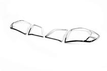 GreatWall Haval H6 2011- Chrome Tail Light Covers Libao (2 pcs, plastic) photo 3