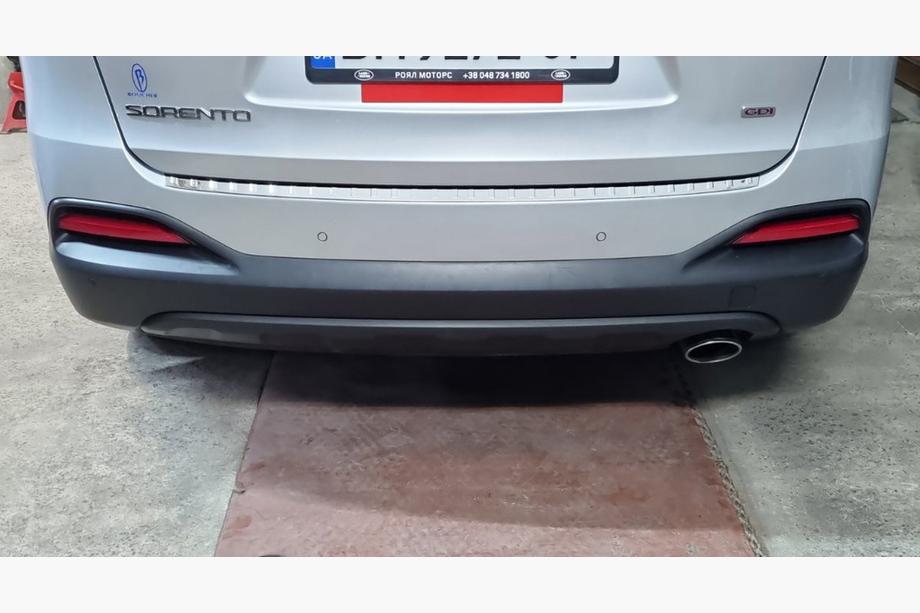 Kia Sorento III UM 2014-2020 Rear bumper protector stainless steel Photo 8