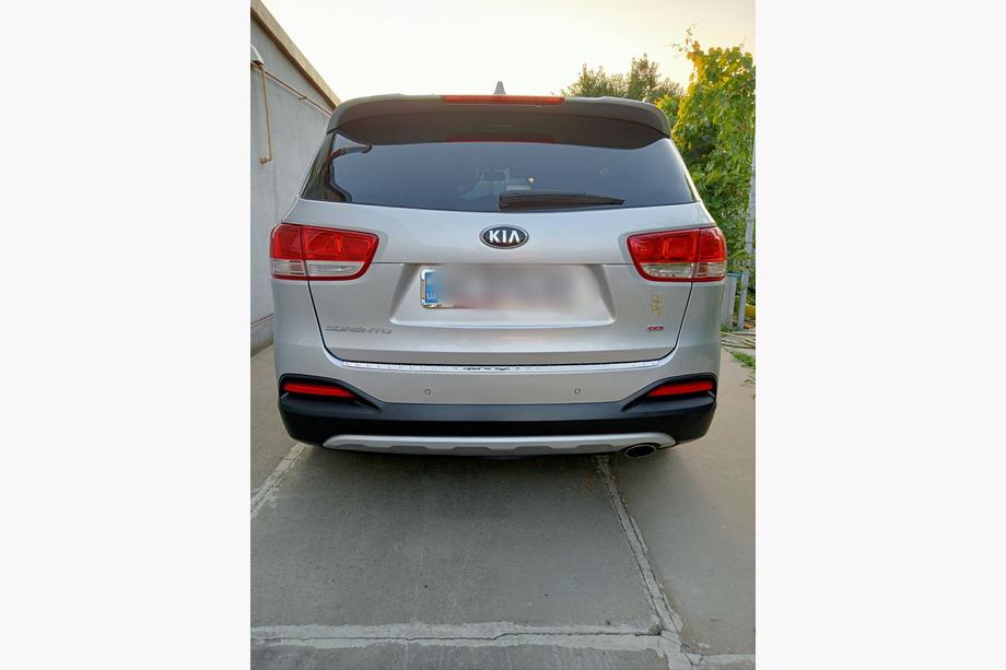 Kia Sorento III UM 2014-2020 Rear bumper protector stainless steel Photo 10