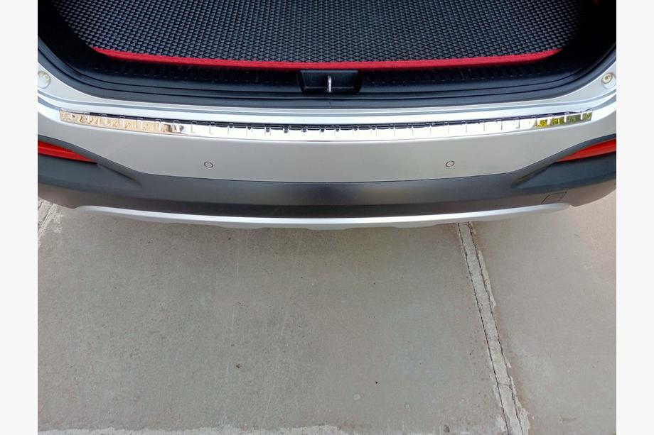 Kia Sorento III UM 2014-2020 Rear bumper protector stainless steel Photo 3
