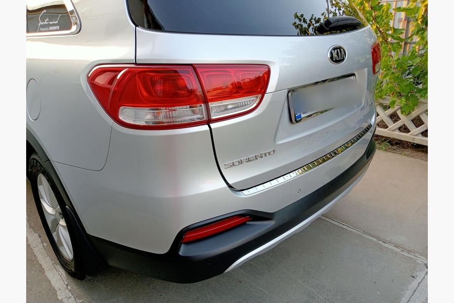 Kia Sorento III UM 2014-2020 Rear bumper protector stainless steel Photo 6