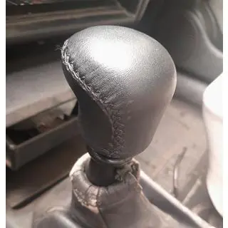 Gear shift knob without logo (leather)