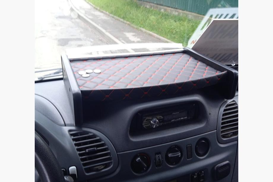 Mercedes Sprinter W901/902/903/904/905 1995–2006 Dashboard Shelf (2000-2006, Black with Red Stitching) CDI Image