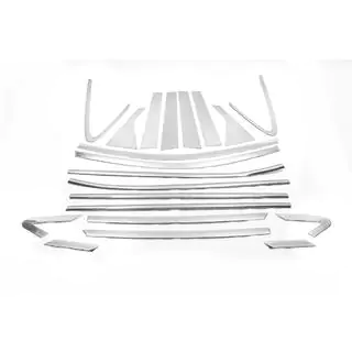 Full Window and Pillar Trim LIBAO (20 pcs, Stainless Steel) photo 2